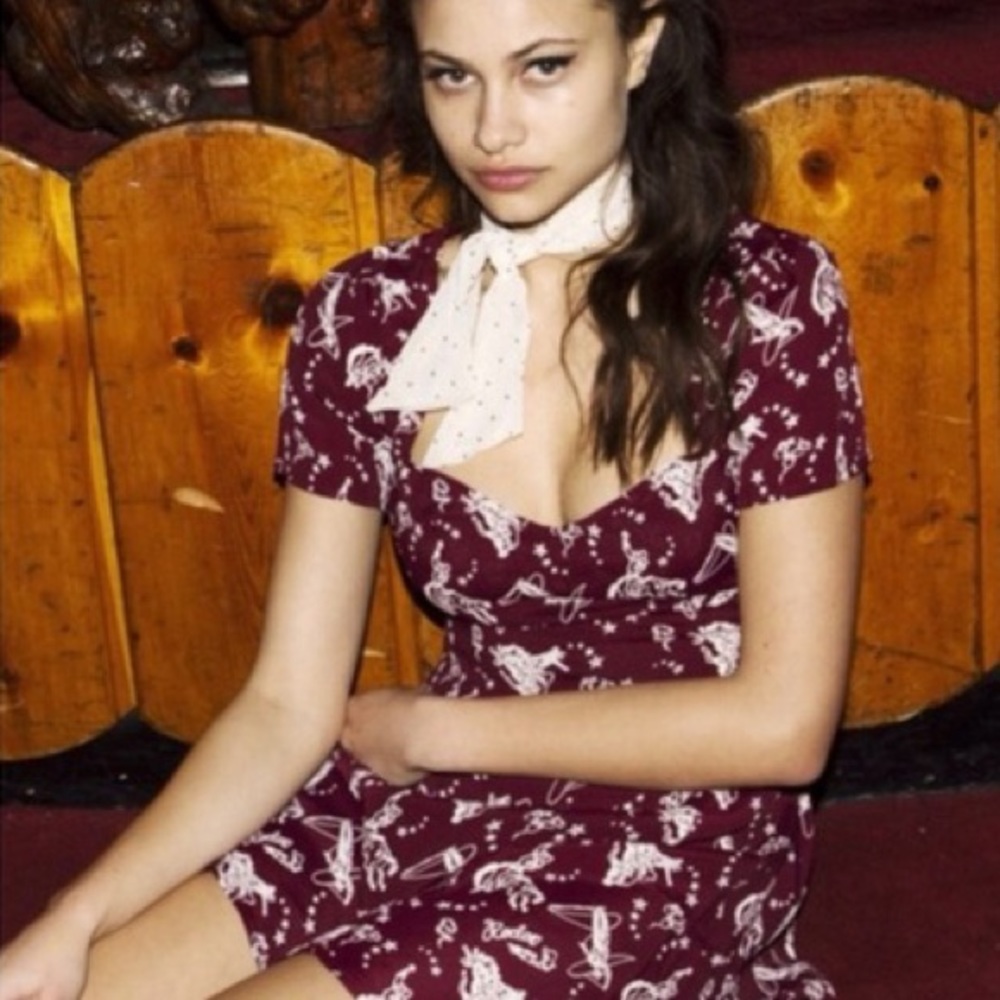 For love and Lemons Buckaroo Babe Rodeo mini dress